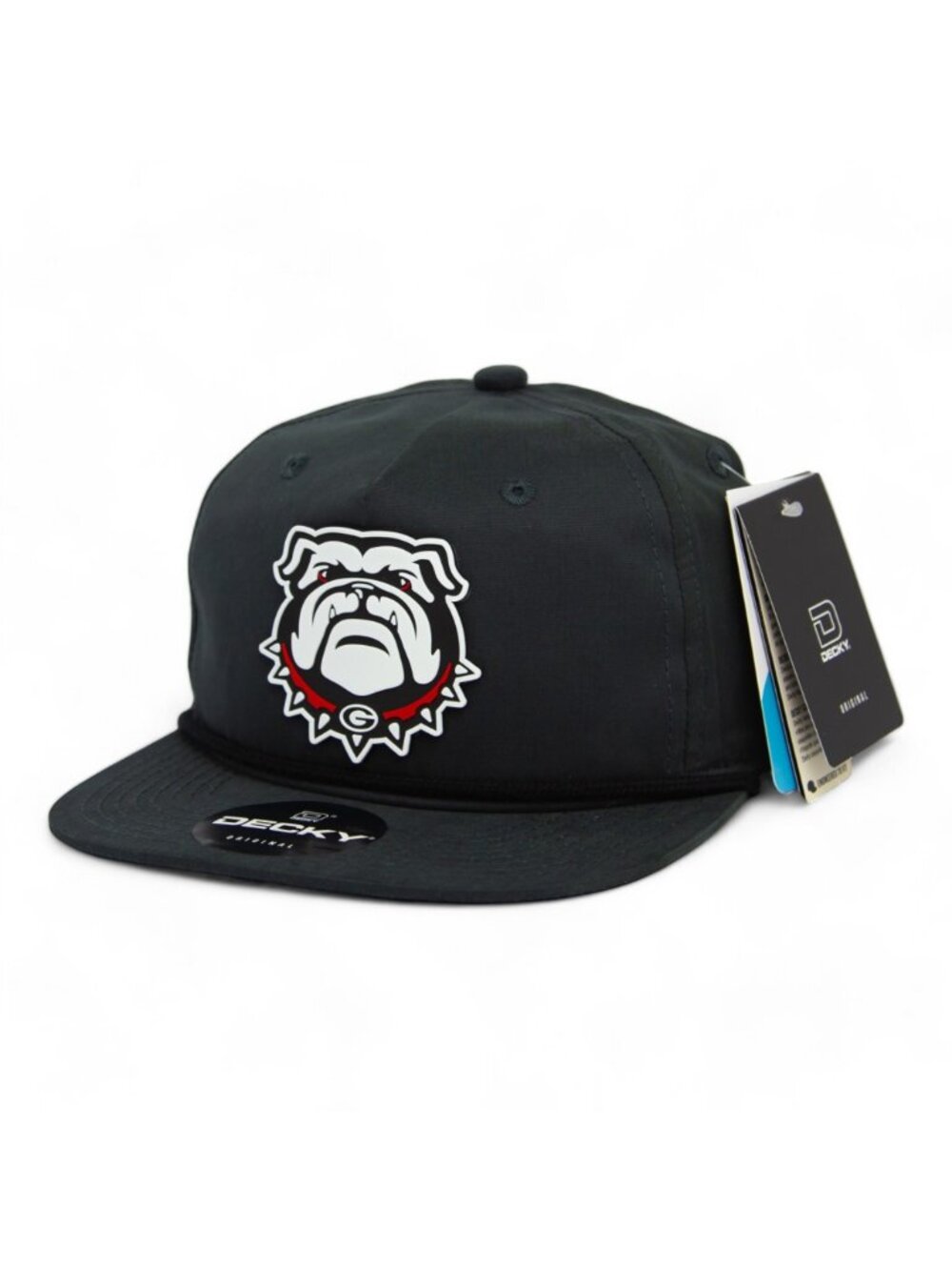 Georgia Bulldogs UGA 3D Classic Rope Hat- Charcoal/ Black